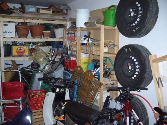 Garage Hier wird gelagert.
