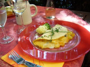 Palatschinken mit Kürbis