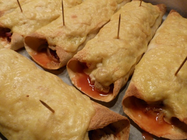 gewickelt und überbacken 